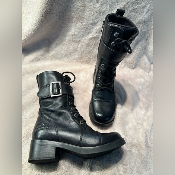 Harley-Davidson Shoes - Harley Davidson womens boots morotcycle size 6.5